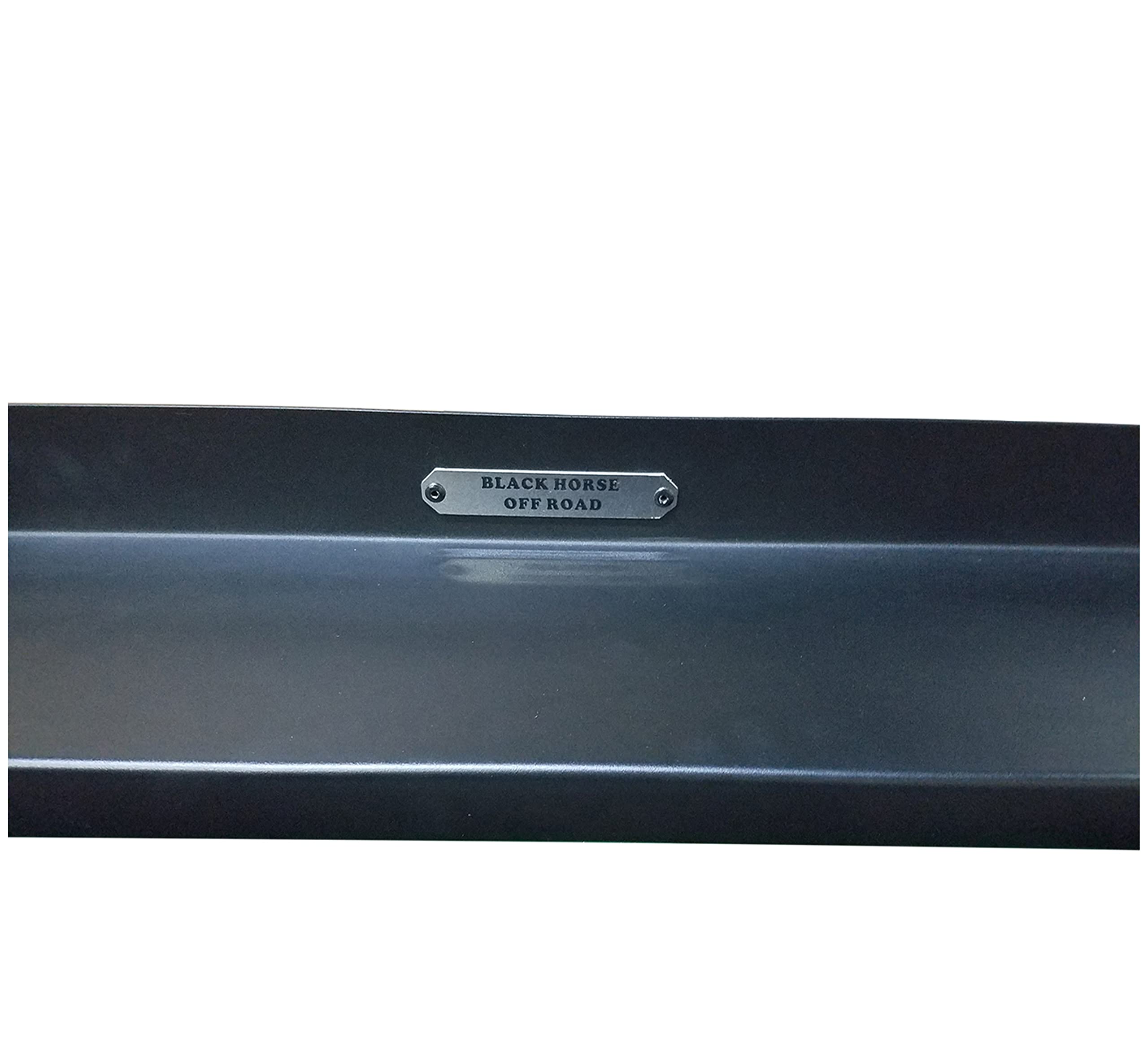 Armour Black Horse Running Board Compatible with 2015-2024 Chevrolet Colorado/GMC Canyon Crew Cab-AR-GMG379