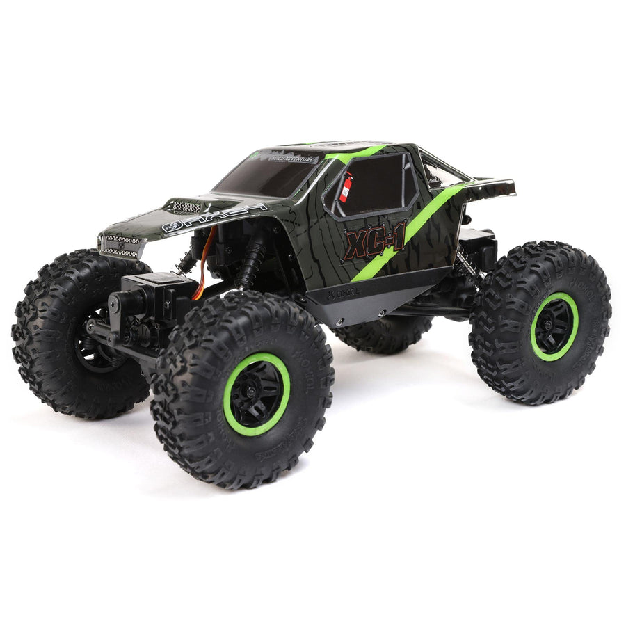 Axial RC Truck 1/24 AX24 XC-1 Brushed 4WS Crawler RTR (Includes Everything Needed No Other purchases Required), Green, AXI00003T1