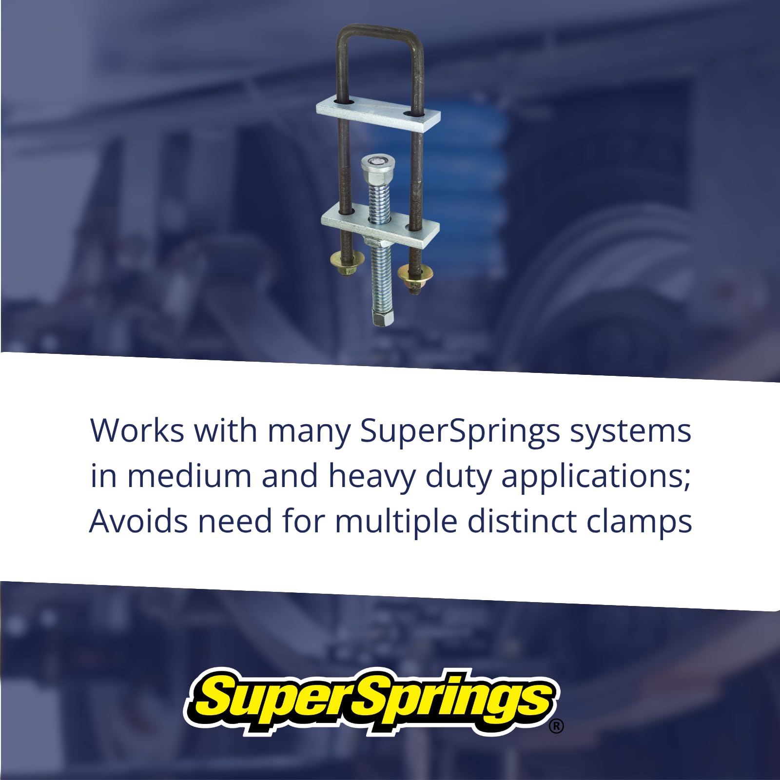 SuperSprings Installation Tools ITL-2 for AcmeClamp Installation Tool for medium and heavy duty | Maintenance free | Made in the USA, Silver