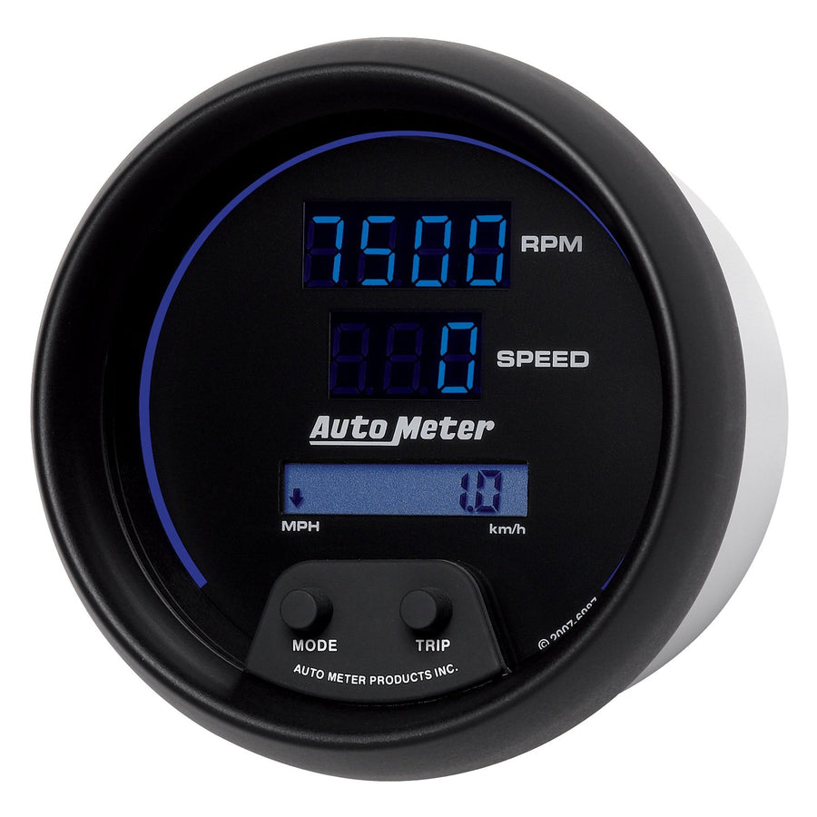 Auto Meter Cobalt Digital 3-3/8" 8000 RPM / 160 MPH Tachometer/Speedometer Combo