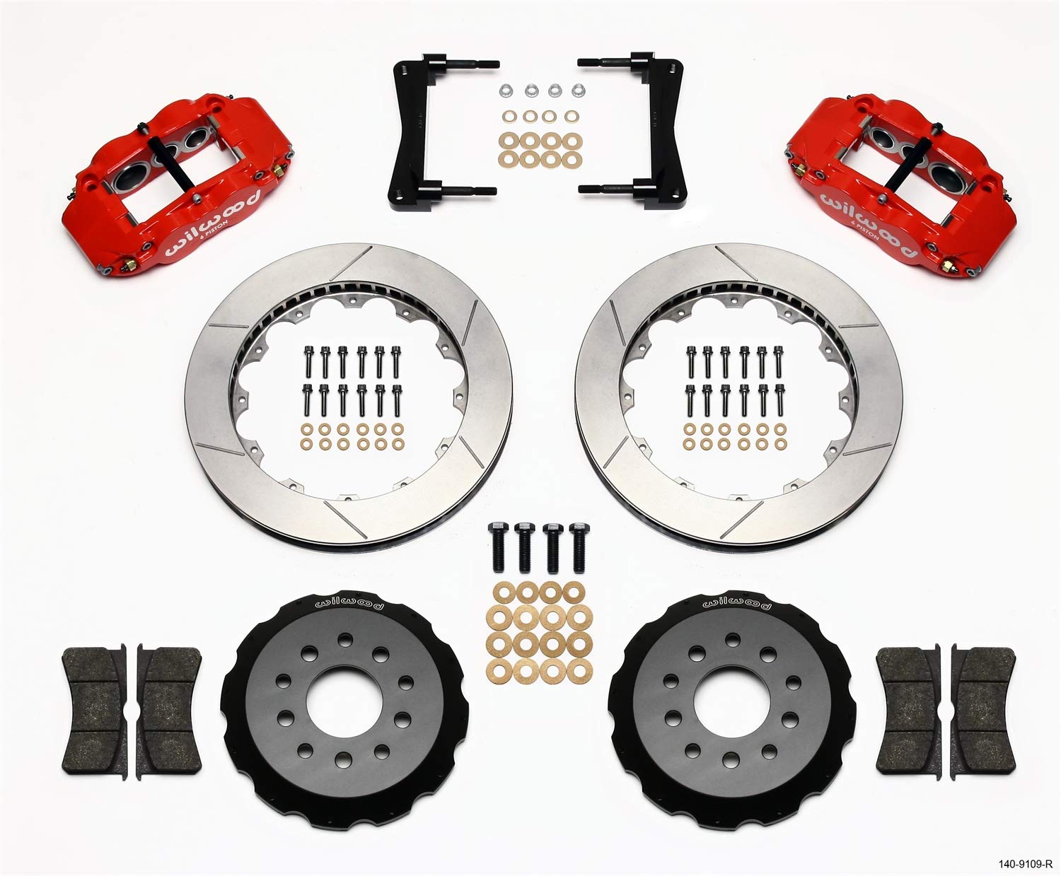 Front Hat Kit FNSL6R, 13.06", Red