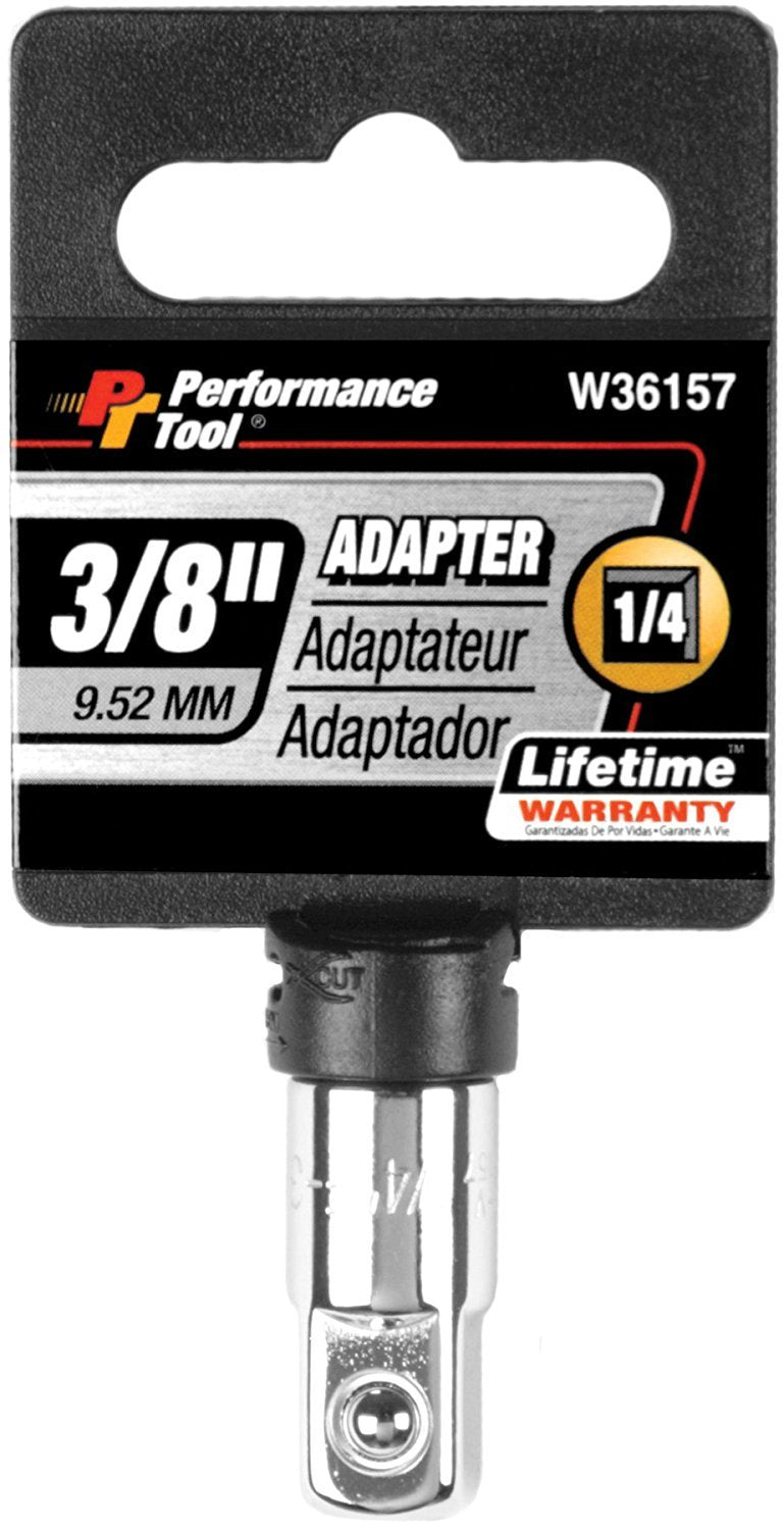 W36157 Performance Tool 1/4 Female x 3/8 Male Adapter