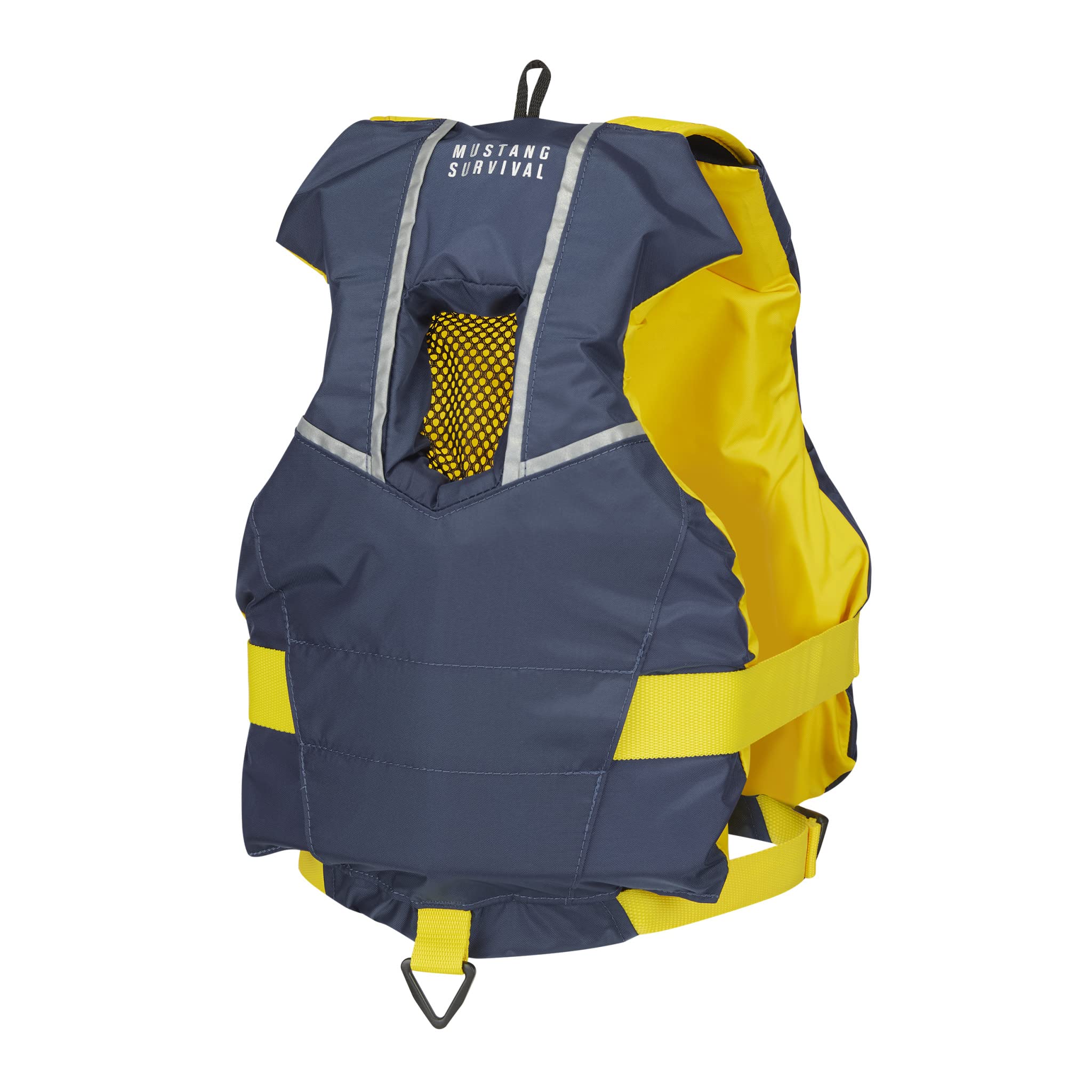 Bobby Foam Mustang Survival Adult PFD (Gray/Yellow - One Size Fits All)
