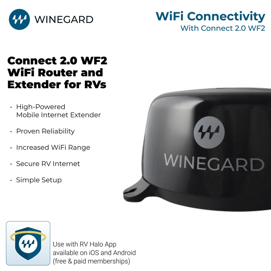 ConnecT 2.0 WF2 Winegard - 80800 Wi-Fi Extender for RVs
