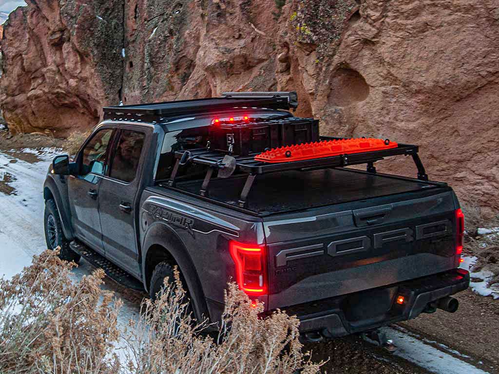 Slimline II Front Runner Roll Top 6.5' Load Bar Bed Rack Kit for Ford F150 (2015+)