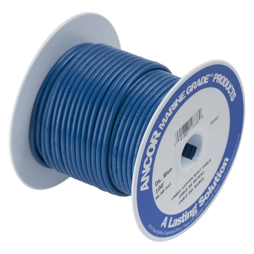 106110 Ancor Tinned Copper Wire, 12 AWG (3mm2), Dark Blue - 100ft