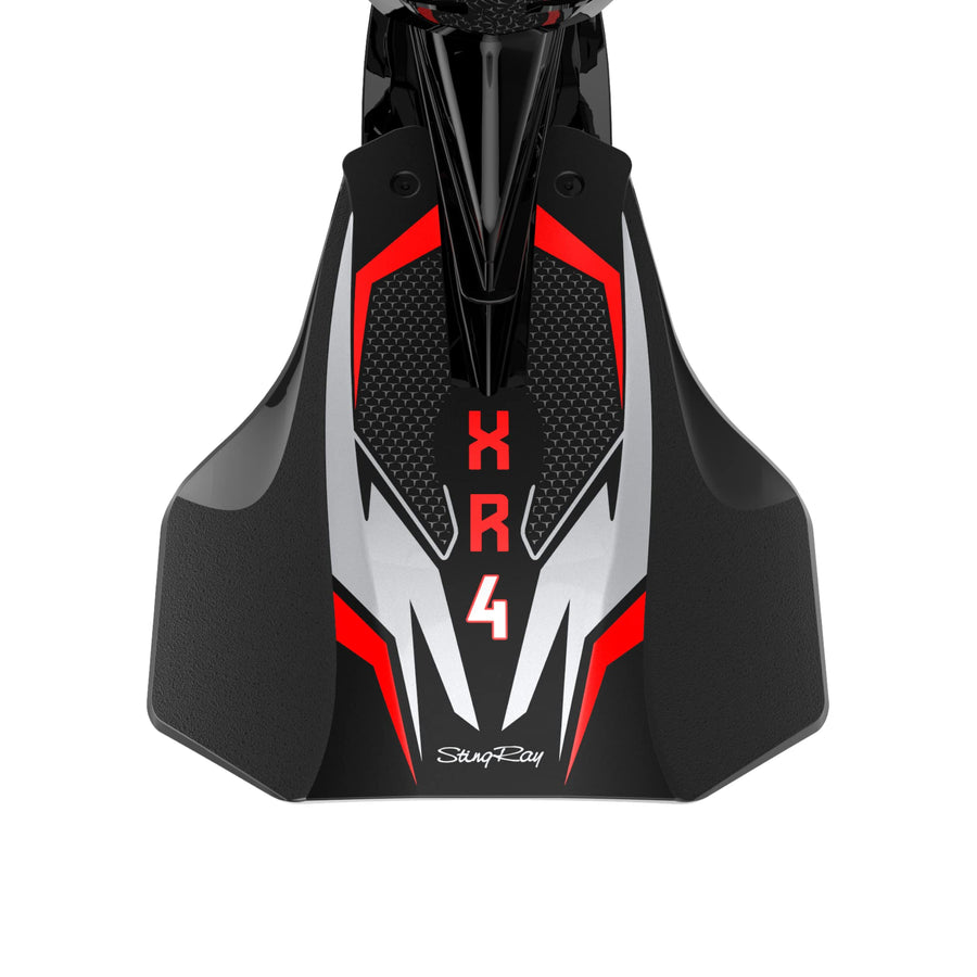 HYDROFOILS STINGRAY - XR4 Senior Hydrofoils for 40-300 hp Boats (Black) - Perfect for Water Skiing, Wakeboarding, Tubing - Engine Stabilizer Fins for Outboard/Outdrive Motors - Made in The USA