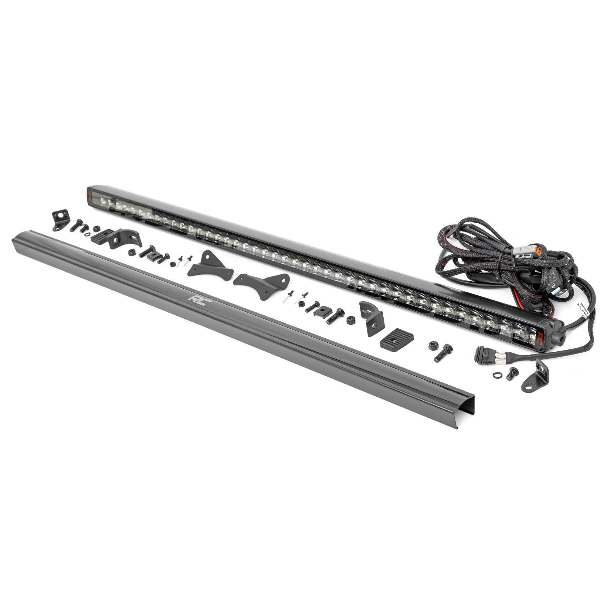 40" Rough Country LED Light Bar for Ford Bronco Sport (2021-2025) - Roof Mount, 210W Spectrum Series LED, 18,900 Lumen, Combo Spot & Flood Beam