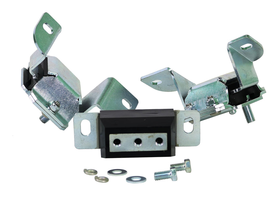 Whiteline W93535 Transmission Crossmember Kit and Engine Mount Compatible with 84-95 Capri, Mustang