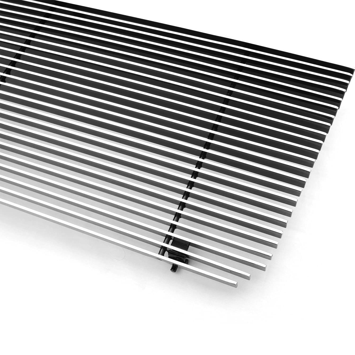 Billet Grille, Polished, Compatible with Ford Bronco (1992-1998), F-150, Super Duty, Replacement - PN #20535, 1 Pc