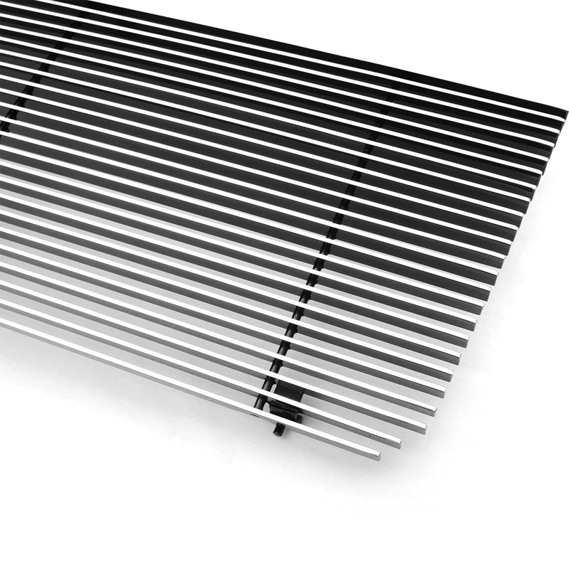 Billet Grille, Polished, Compatible with Ford Bronco (1992-1998), F-150, Super Duty, Replacement - PN #20535, 1 Pc