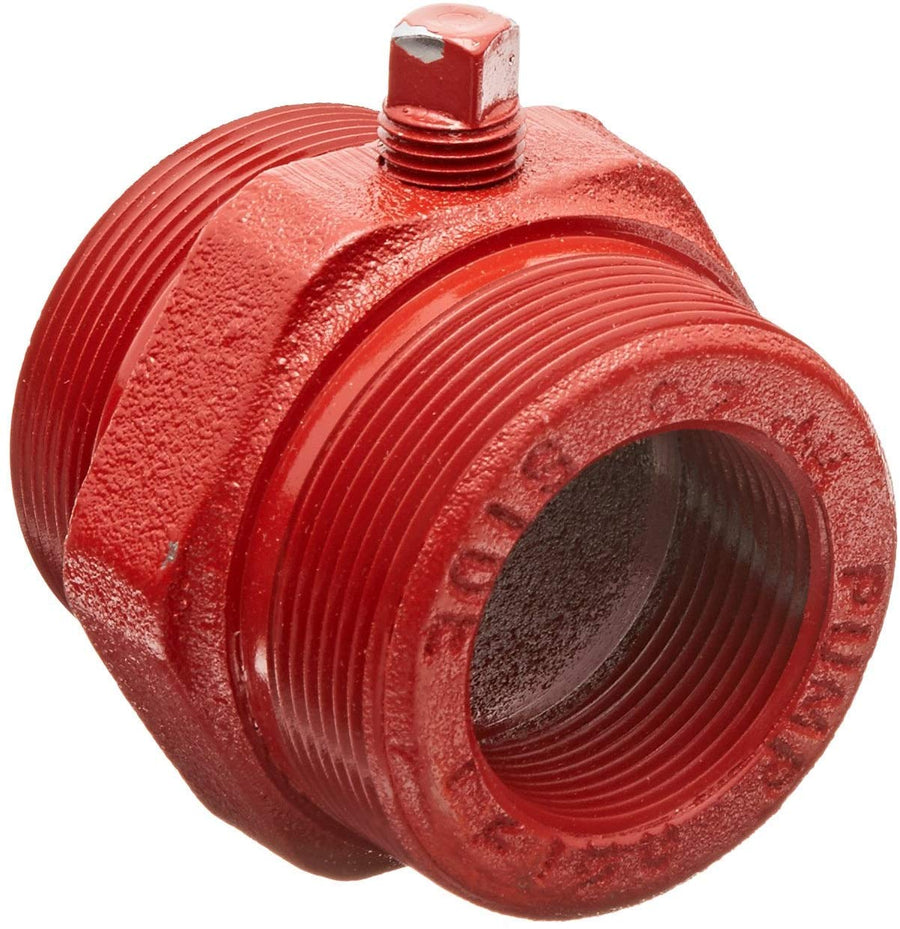 Tank Adaptor Fill-Rite 700F0651, 2” NPT Threads for Pump and Tank, 1 1/4 ” NPT Threads for Suction Pipe, For Use With FR700 and FR300 Series Pumps