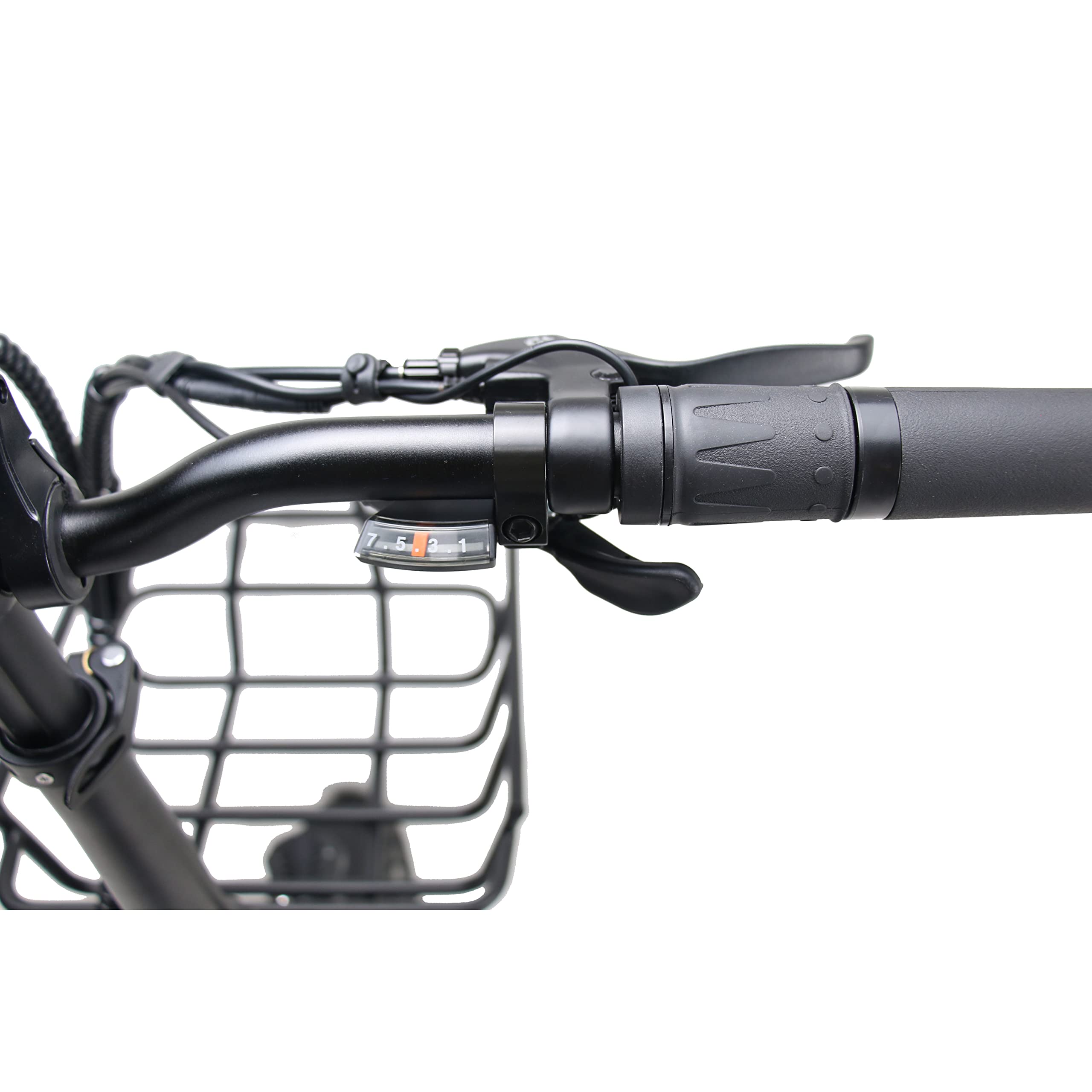 20EB-FOLSDSTBK Voltour 20" Deluxe Folding E-Bike with Step Thru Frame - 750W, Black