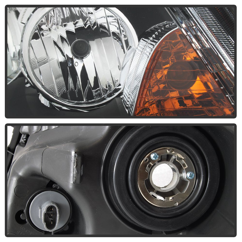 Crystal Xtune Headlights (HD-JH-HA08-4D-AM-BK)