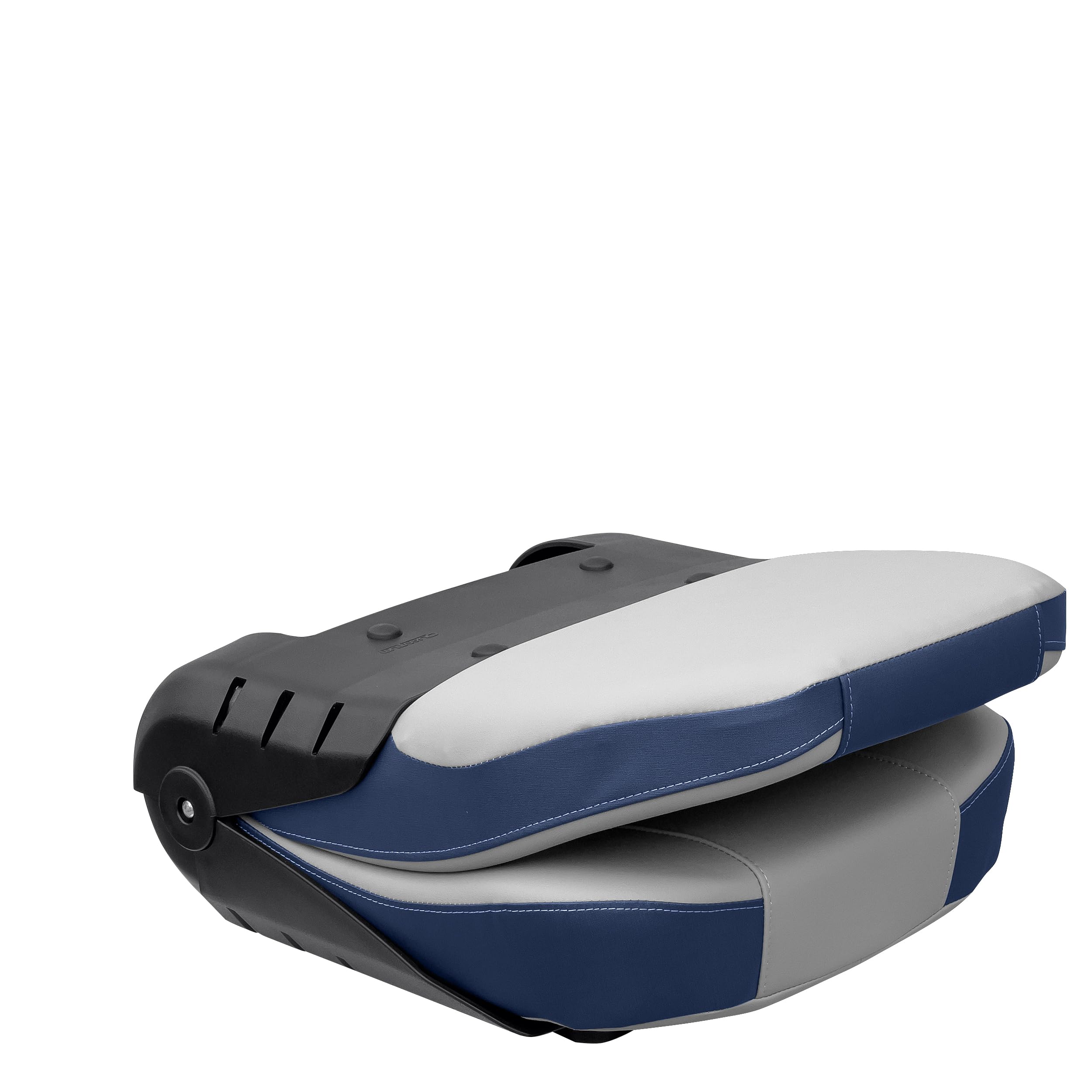 Wise Quantum Series 3340-1789 Fold Down Fishing Boat Seat, Mariner Blue/Charcoal/Marble Grey
