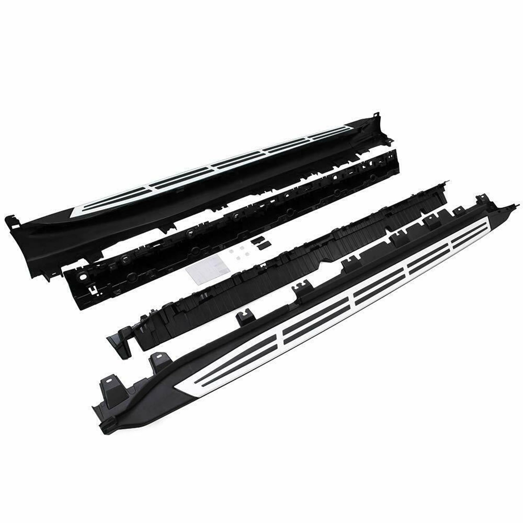 Aluminum Black Horse OEM Replica Running Boards Compatible with 2019-2024 BMW X5