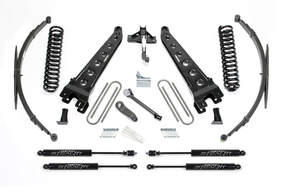 Fabtech Radius Arm Lift System K2128M w/Stealth Monotube Shocks 8 in. Lift