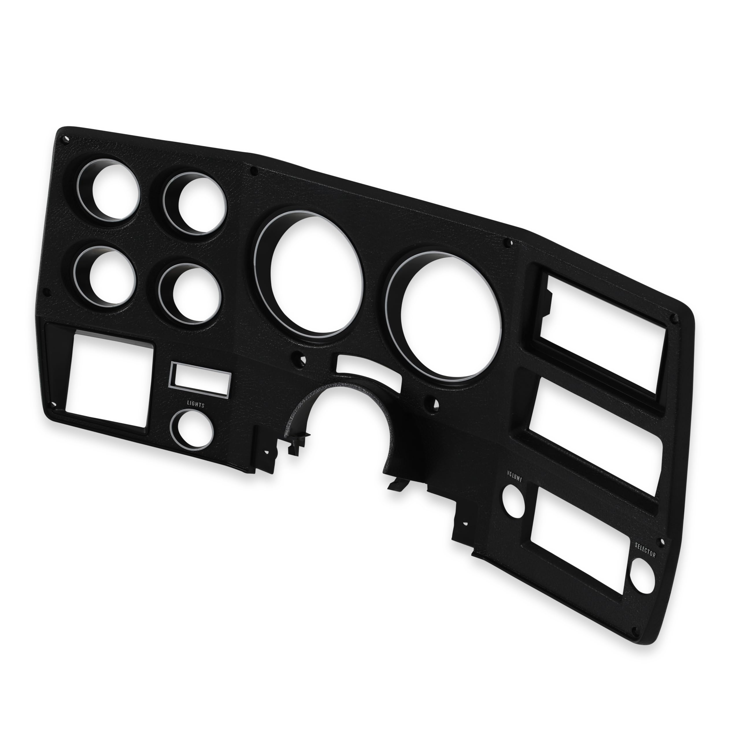 INST778 Brothers Trucks Instrument Bezel - With A/C - Black/Silver