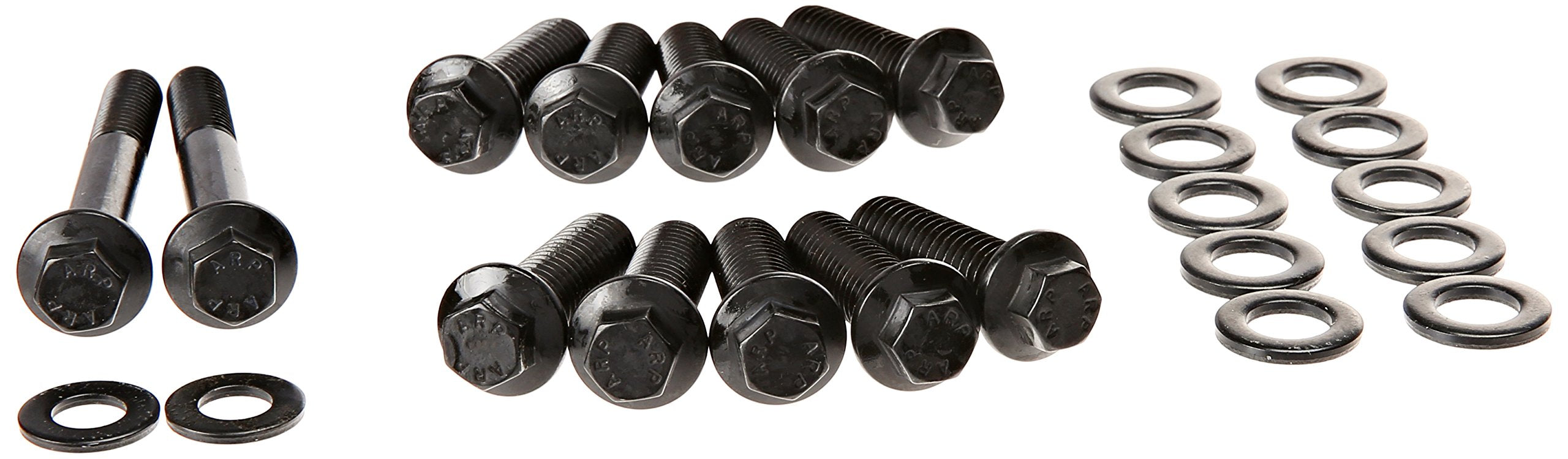 ARP Intake Manifold Bolt Kit 1942001, Black Chrome Moly Steel With Hex Style Heads, For Select Pontiac Applications