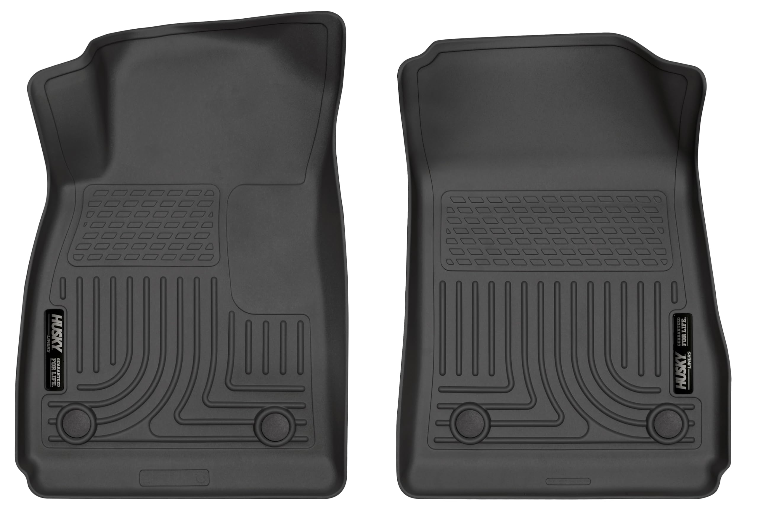 Weatherbeater Husky Liners Floor Mats | Fits 2014-2020 Chevrolet Impala | Front Row, 1-pc Black - 17191
