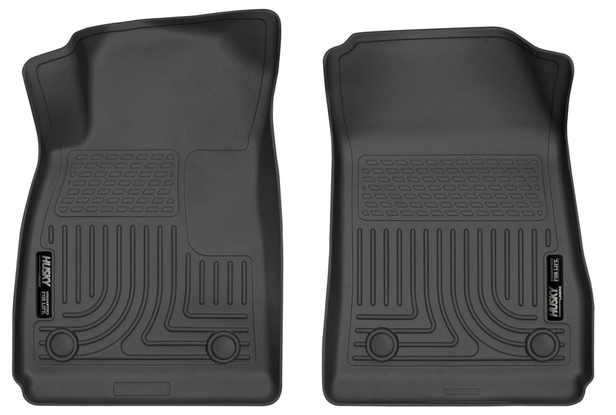 Weatherbeater Husky Liners Floor Mats | Fits 2014-2020 Chevrolet Impala | Front Row, 1-pc Black - 17191