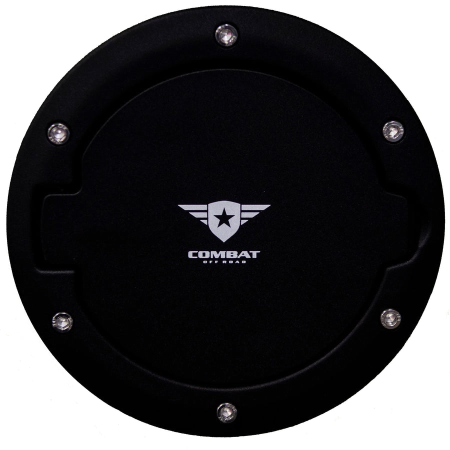 Fuel Containment Door Combat Off Road - Gas Cap Door Compatible with Jeep Wrangler JK/JKU