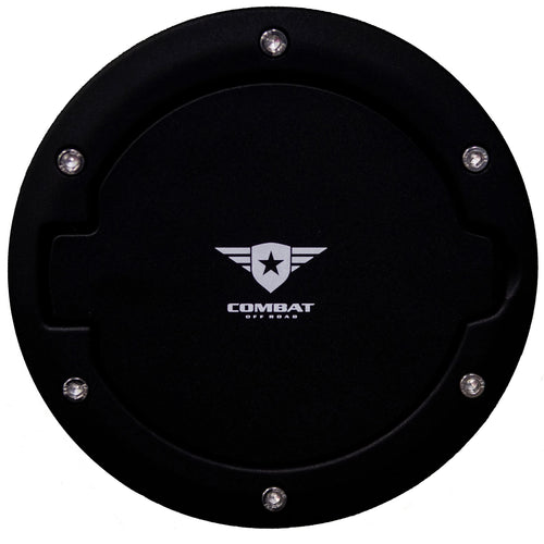 Fuel Containment Door Combat Off Road - Gas Cap Door Compatible with Jeep Wrangler JK/JKU