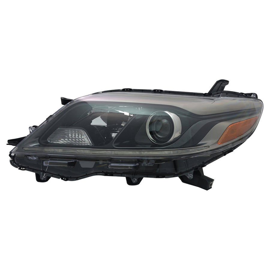 Left TYC Headlight Assembly Compatible with 2015-2019 Toyota Sienna