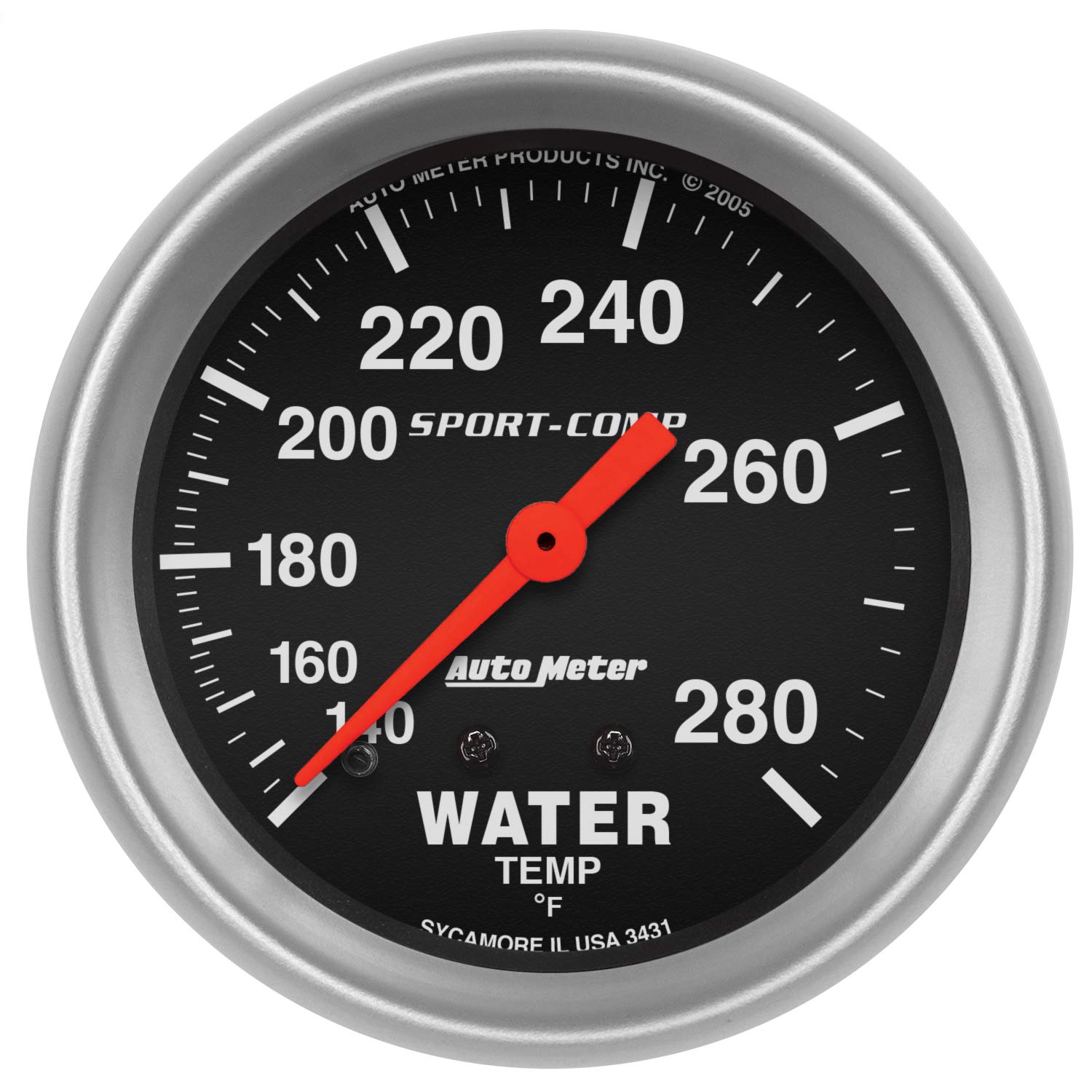 Auto Meter Sport-Comp Mechanical Water Temperature Gauge 3431