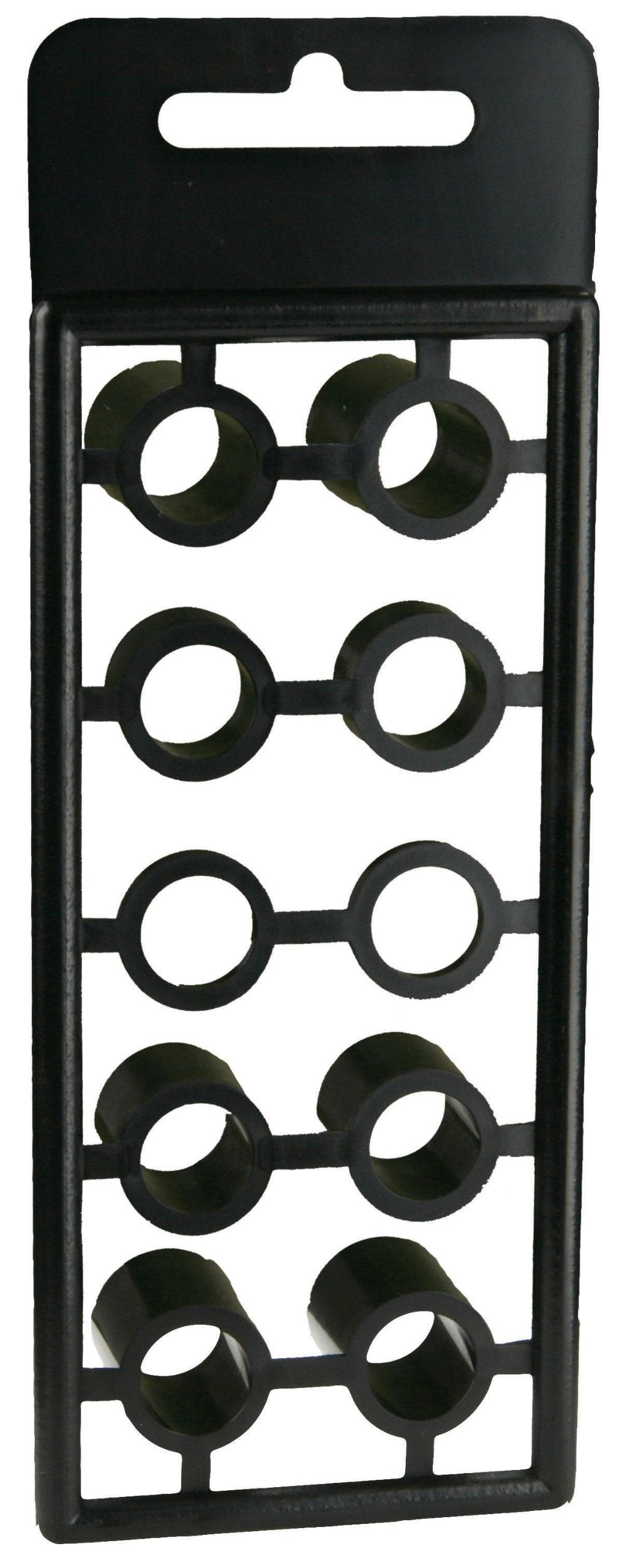 Black Plastic Install Bay Spacers 10 Pack - SST