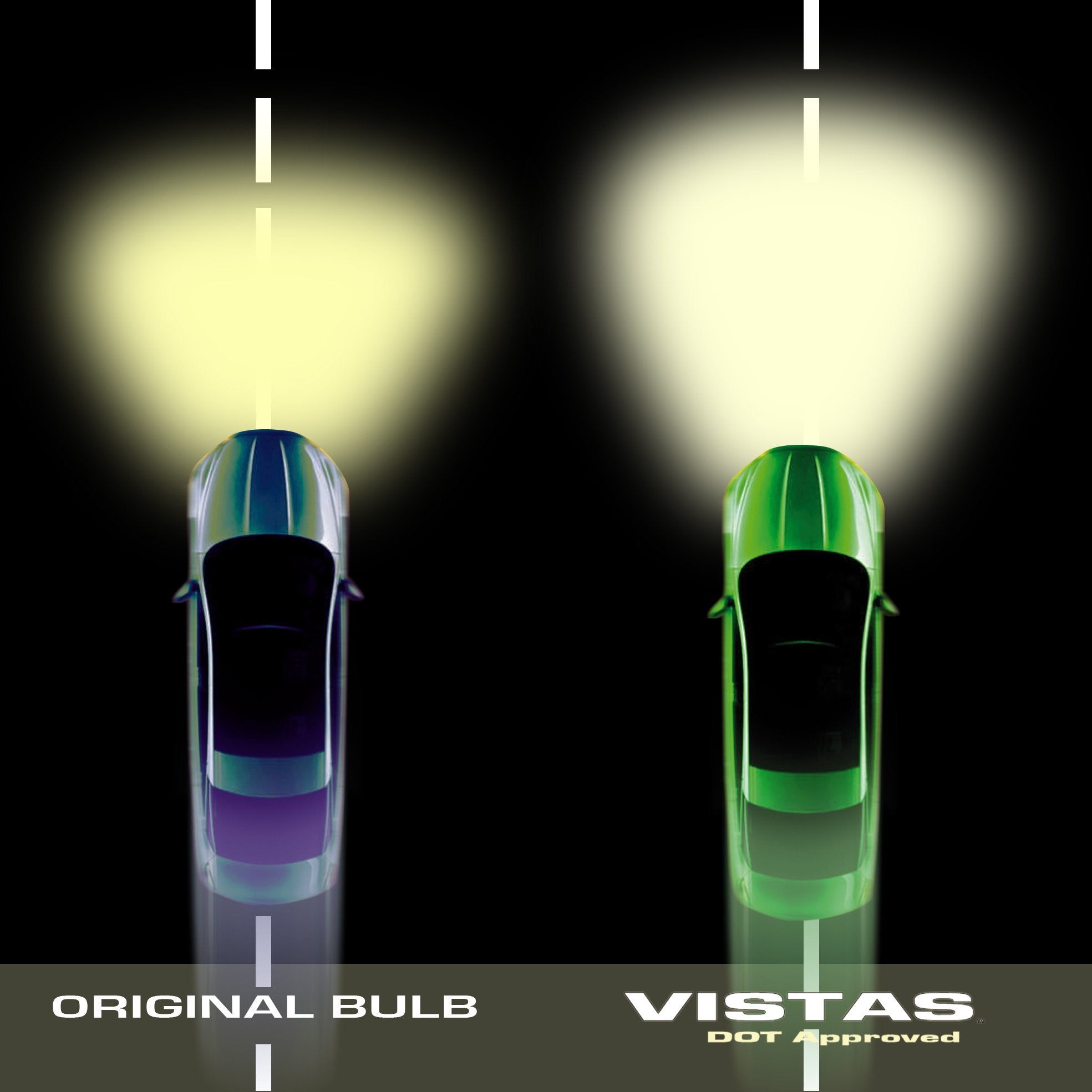 CIPA 93435 EVO Formance White 4500K Vistas DOT Approved 9004 Bulb