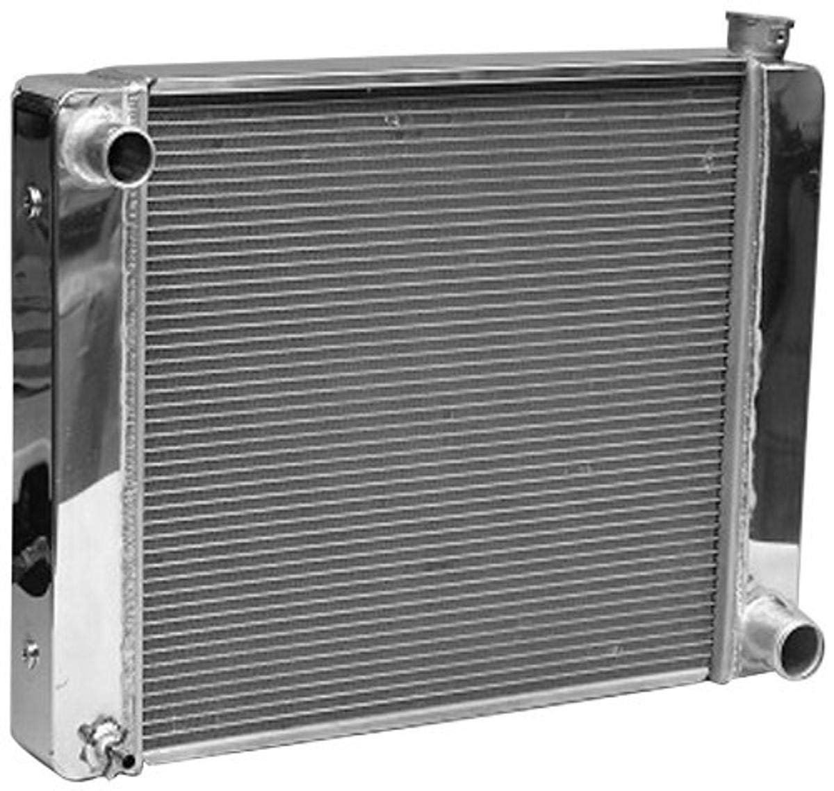 Aluminum Radiator PRW 5411926 with Polished End Tank and Top Cover for Ford