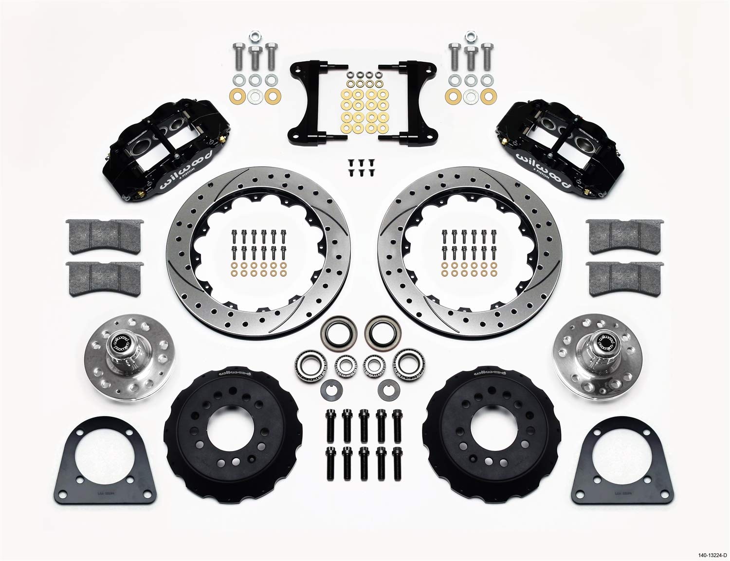 12.88" FNSL6R Hub Front Kit, Drilled