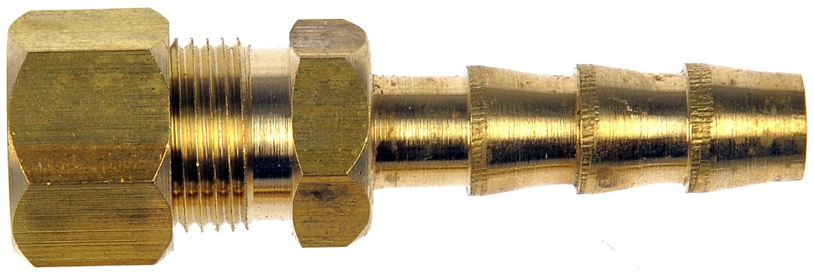 Dorman Fuel Line Adapter 800-035 - 3/8 In. Steel to 3/8 In.(10mm) Nylon Tubing, 2 Pack Universal Fit