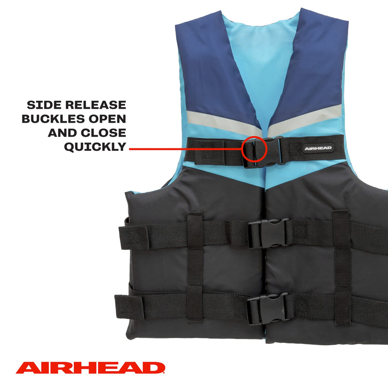 Vibe Airhead Life Vest, Closed Sided PFD, Small/Medium