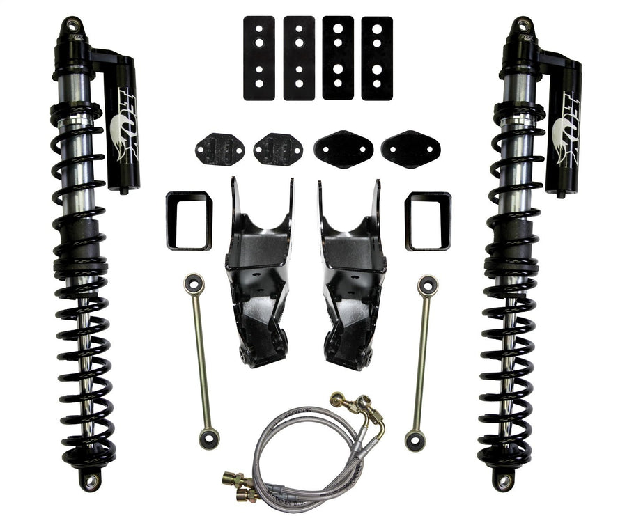 Skyjacker LeDuc Series JK62RLSBO Coil Over Kit 4.5-6 in. Lift Incl. Coil Ovr Shocks w/Dual Coils/Mntng Brckts/Trck Bar Relocation Brckt/Bmp Stp Spcrs/Sway Bar End Lnks/Ext.