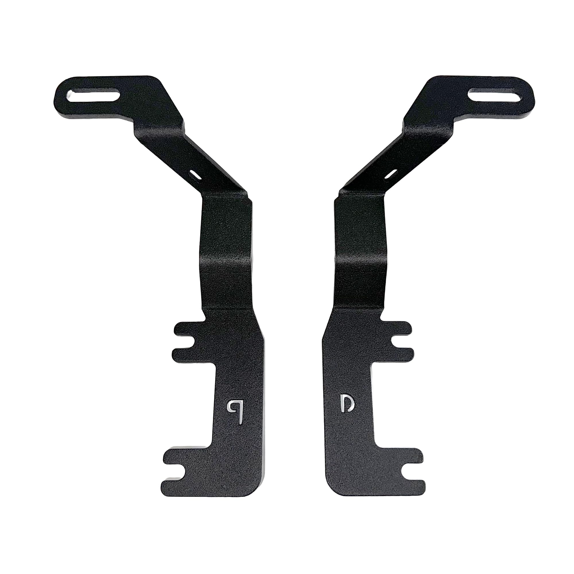 XE Go Rhino Hood Hinge Cube Light Mount | Mild Steel, Textured Black | 732250T | Fits 2023-2024 Chevrolet Colorado, Crew Cab