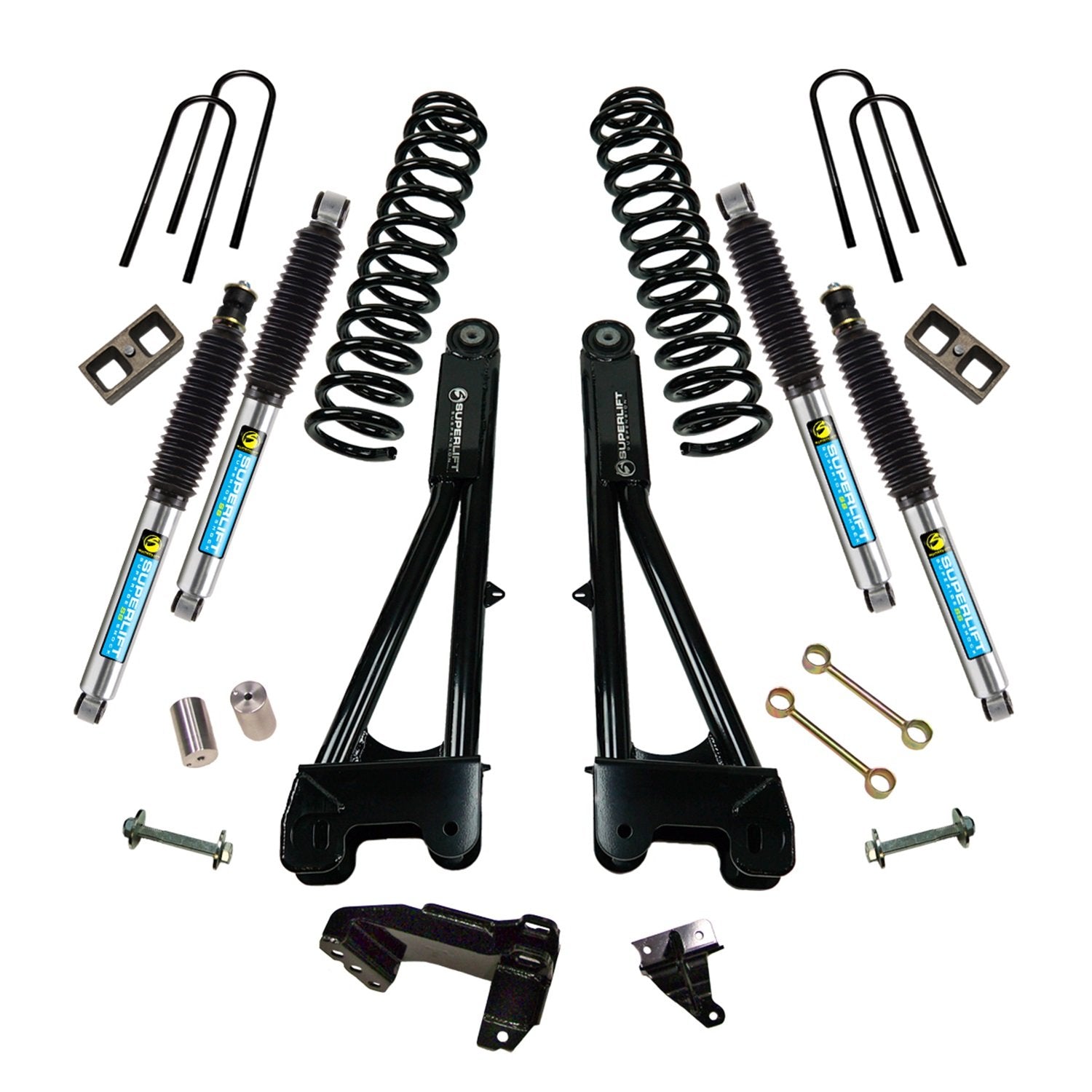 SUPERLIFT REALTRUCK SUSPENSION 4" Lift Kit for Ford F-250/F-350 | Complete Lift Kit with Front & Rear Bilstein 5100 Series Shocks & Replacement Radius Arms | K981B | Fits 2008-2010 Ford F-250 / F-350