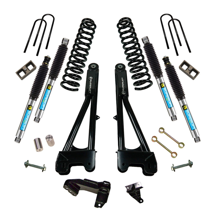 SUPERLIFT REALTRUCK SUSPENSION 4" Lift Kit for Ford F-250/F-350 | Complete Lift Kit with Front & Rear Bilstein 5100 Series Shocks & Replacement Radius Arms | K981B | Fits 2008-2010 Ford F-250 / F-350