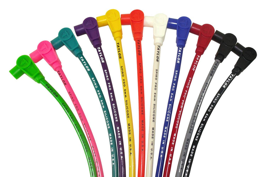 8mm Taylor Cable Spiro-Pro red MC 10268
