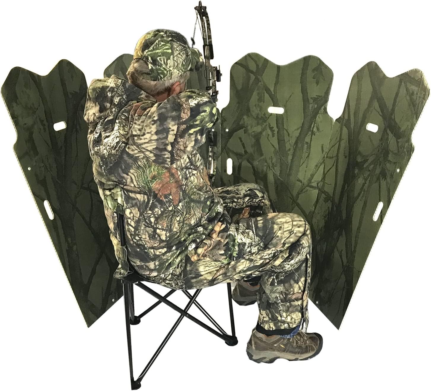 Summit Outdoors Predator GhostBlind Hunting Ground Blind 4-Panel Reflective Hunting Blind
