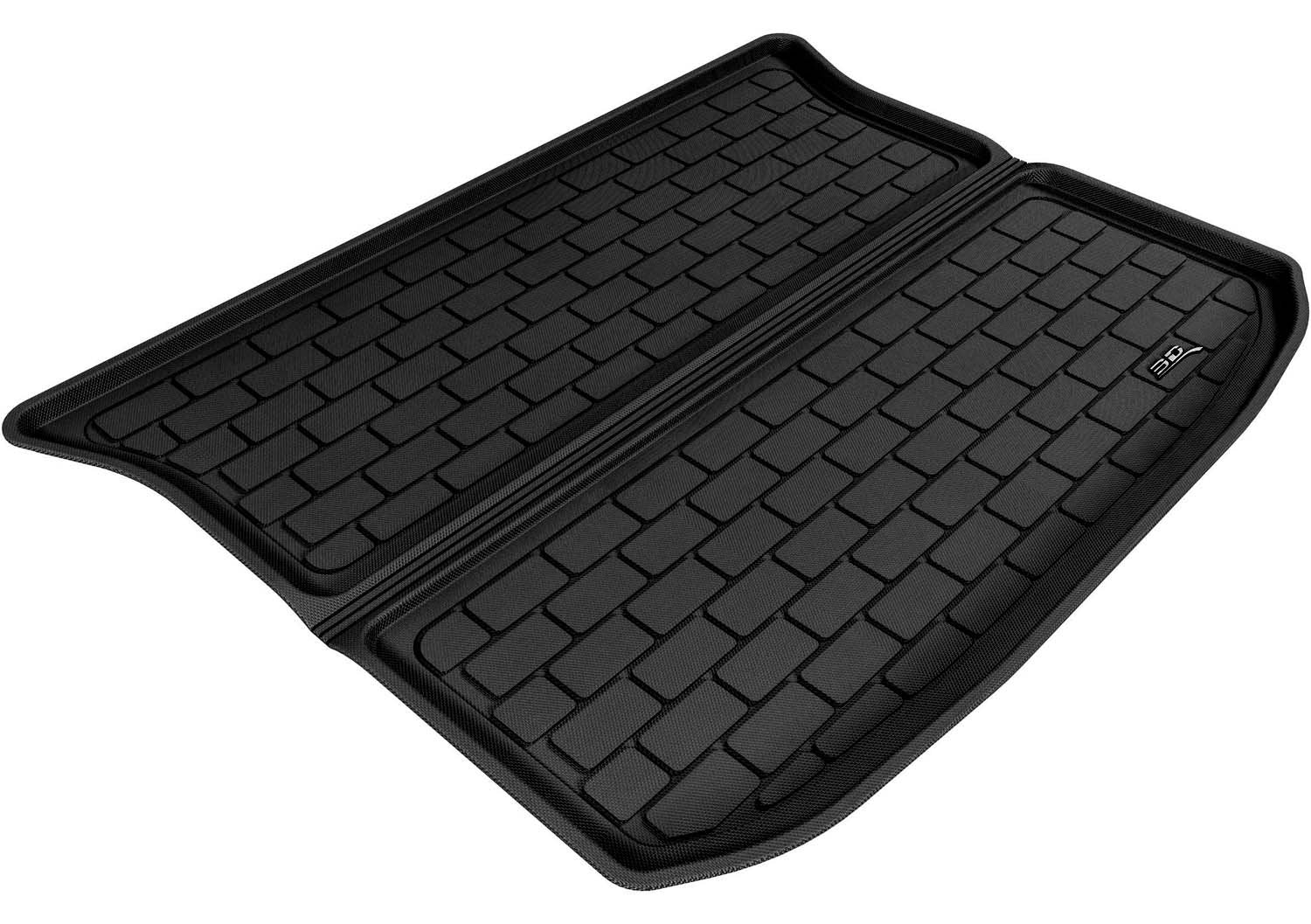 M1FR0201309 3D MAXpider Cargo Custom Fit All-Weather Floor Mat for Select Ford Edge Models 2007-2014 - Kagu Rubber (Black)