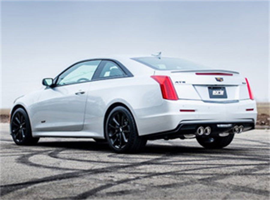 BORLA Cat-Back 140692 Performance Exhaust System for 2016-2019 Cadillac ATS-V 3.6L V6 Twin Turbo Automatic/Manual Transmission Rear Wheel Drive Coupe/Sedan With Dual Mode Exhaust