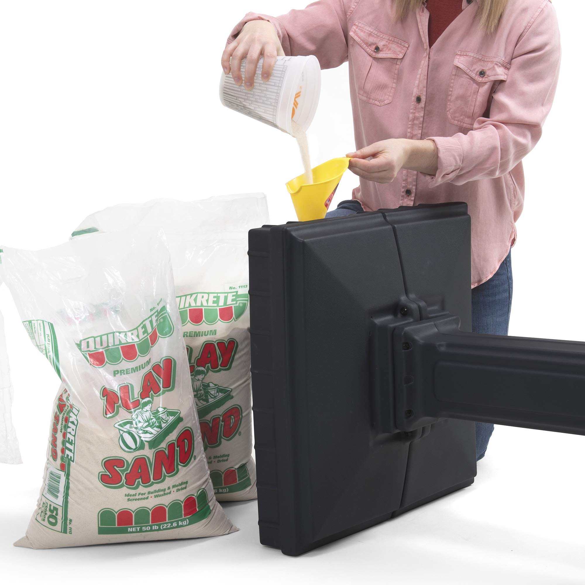 American Home Simplay3 42002R-04 Dig-Free Easy Up Classic Mailbox – Black