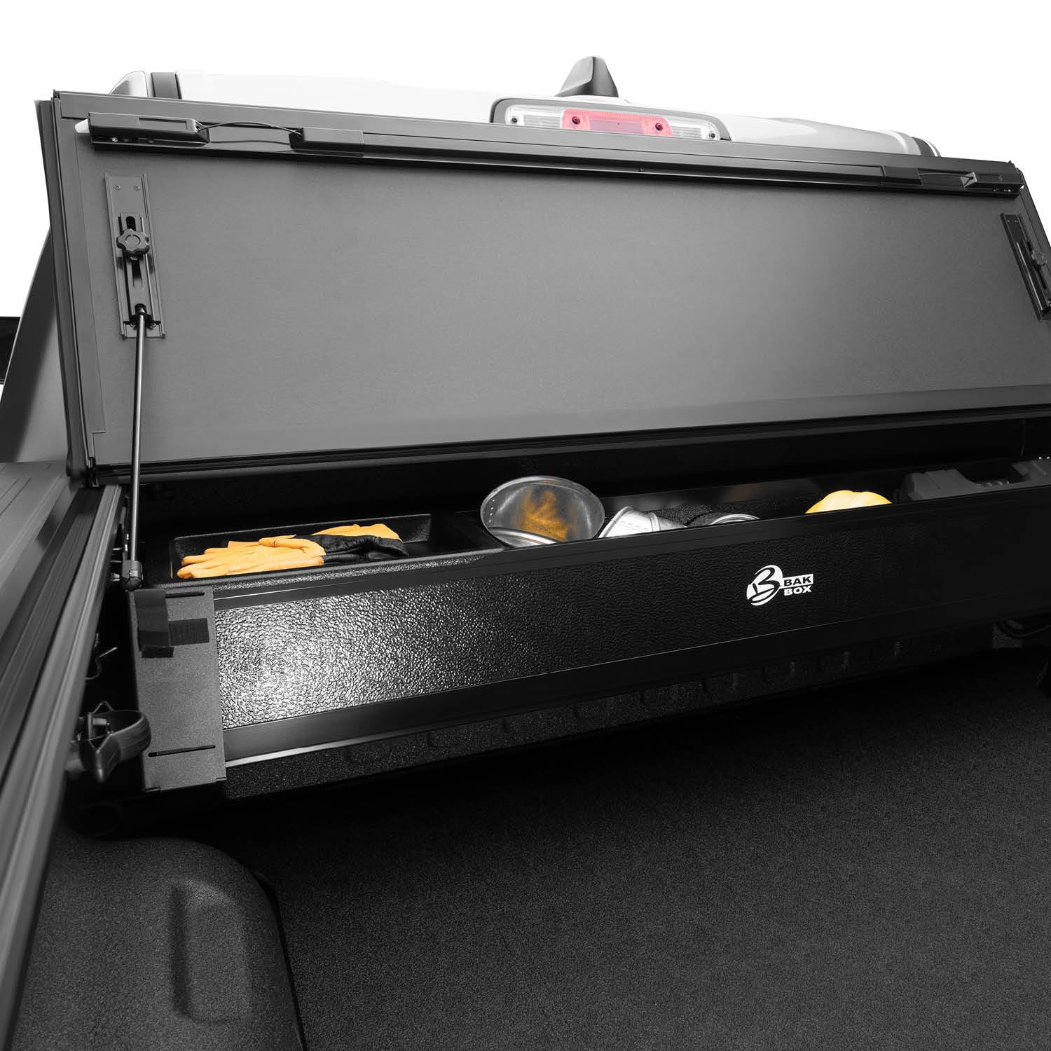 BAK BAKBox 2 Fold-Away Utility Box | RealTruck 92105 | Fits 2004 - 2013 Chevy/GMC Colorado/Canyon (6ft Beds)
