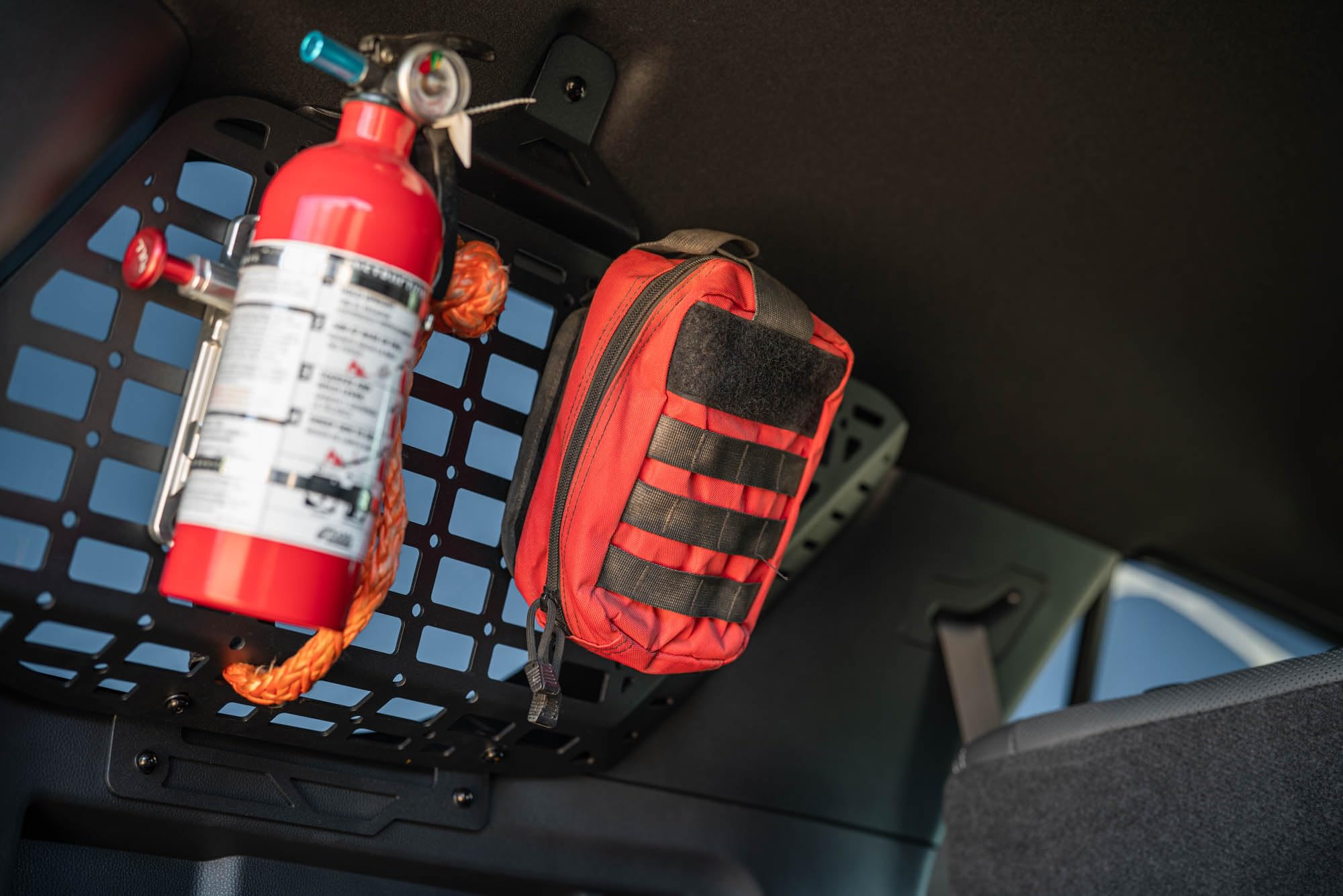 DV8 Offroad Molle Panels for Rear Window Pocket 2025 Toyota 4Runner | Enhances Your Rear Cargo Storage Space | Rattle-Free Fitment | Conforms to The Shape of Your Windows | Keeps Gear Secure | Steel