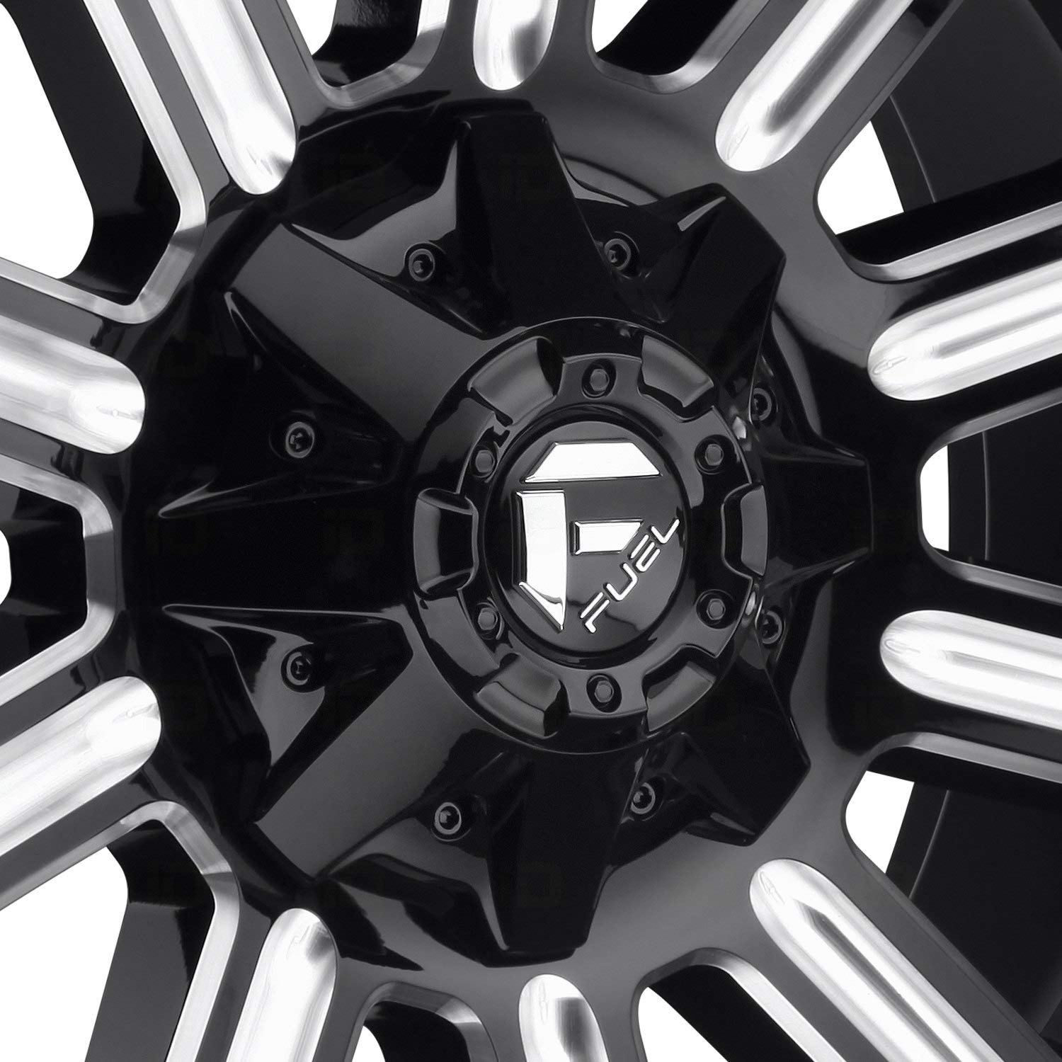 Hardline FUEL D620 Black Wheel with Painted (20 x 10. inches /5 x 114 mm, -18 mm Offset)