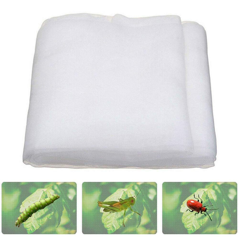 Insect Control ompait net,Bug Insect Garden Barrier Netting Plant Cover,Thicken Mosquito Bird Screen Garden Mesh Net for Protect Plant Fruits Flower