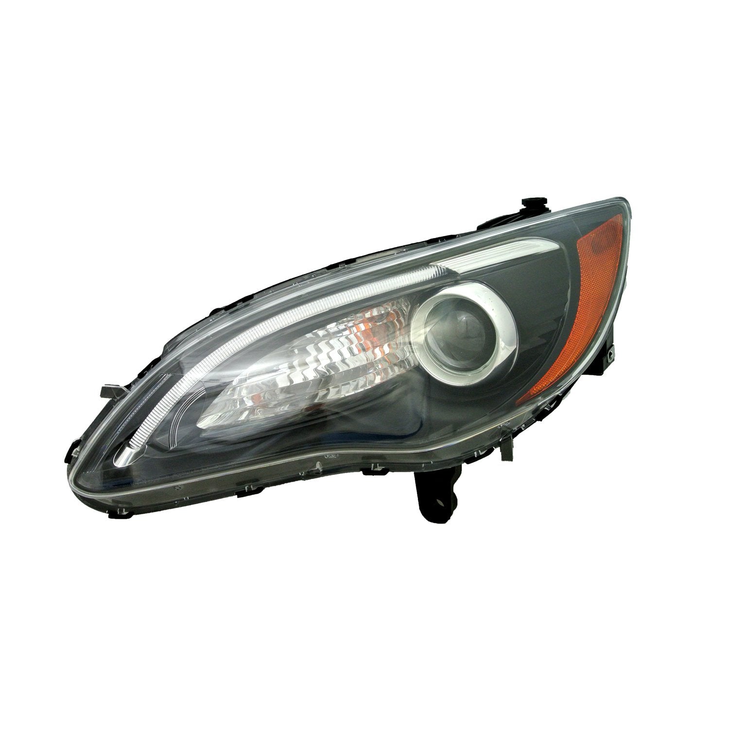 Left TYC Headlight Assembly Compatible with 2011-2014 Chrysler 200
