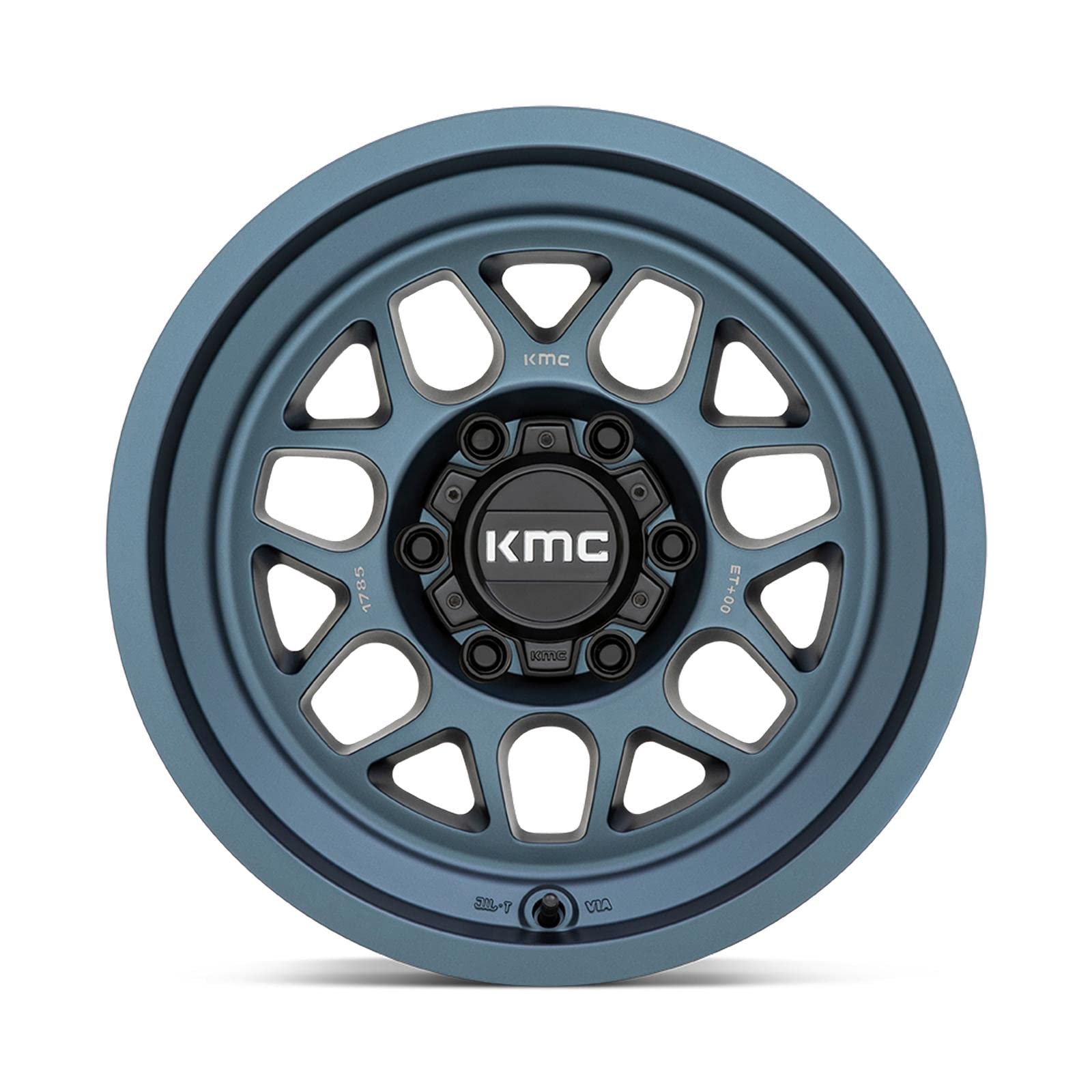 KMC KM725 6X5.5 17X8.5 MTL-BLUE -10MM - KM725LX17856810N